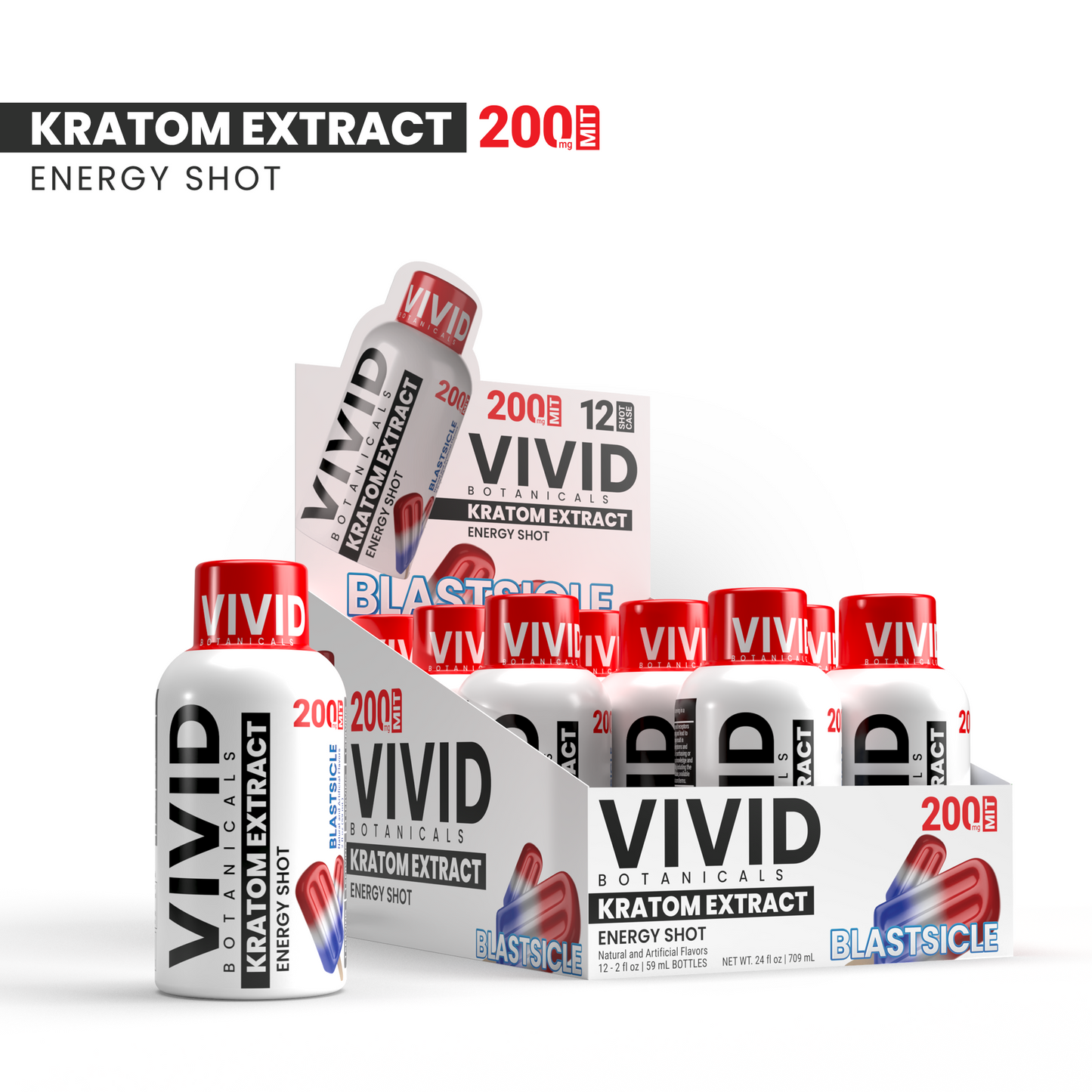 Kratom Energy Shot 200mg Blastsicle