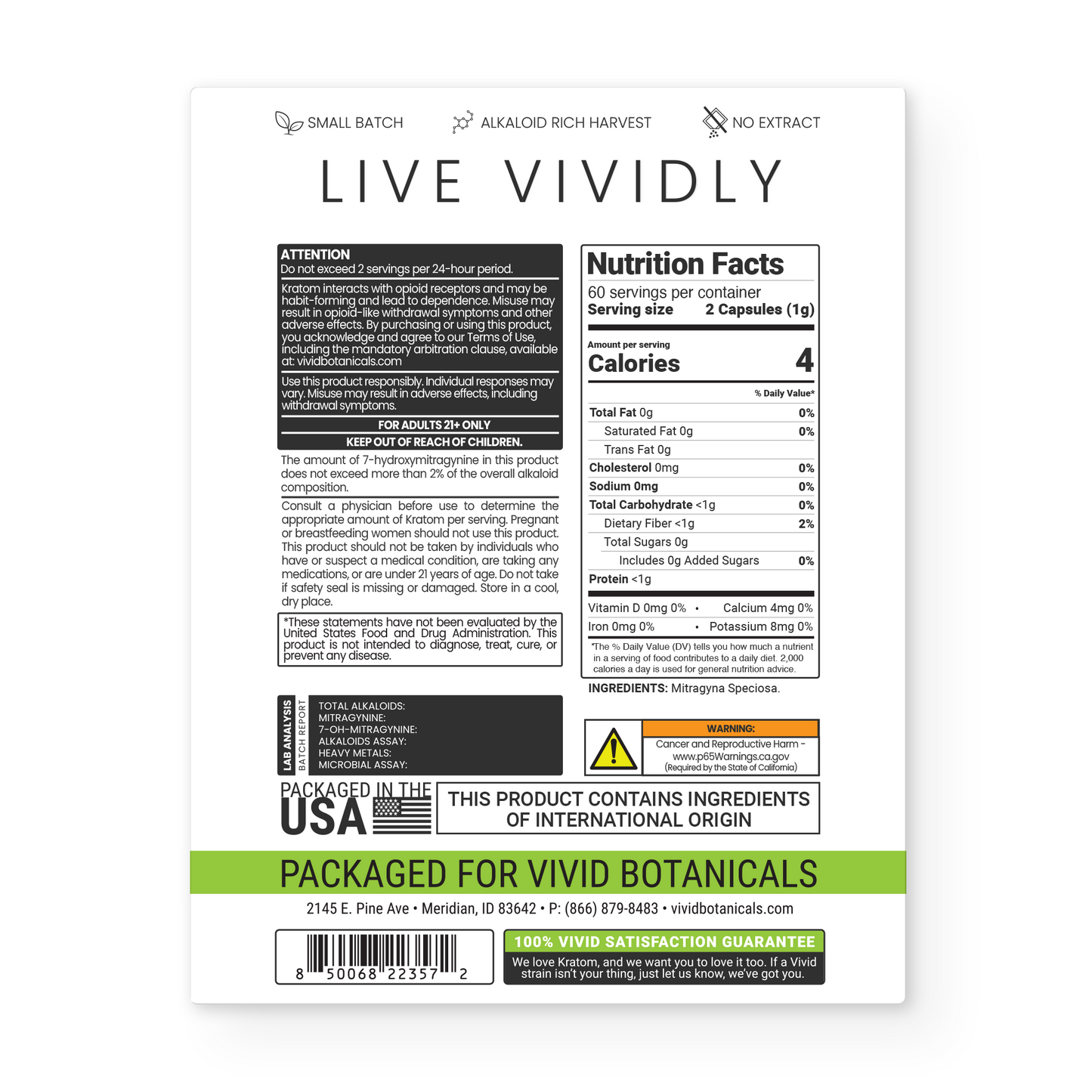 Green Maeng Da Kratom Capsules