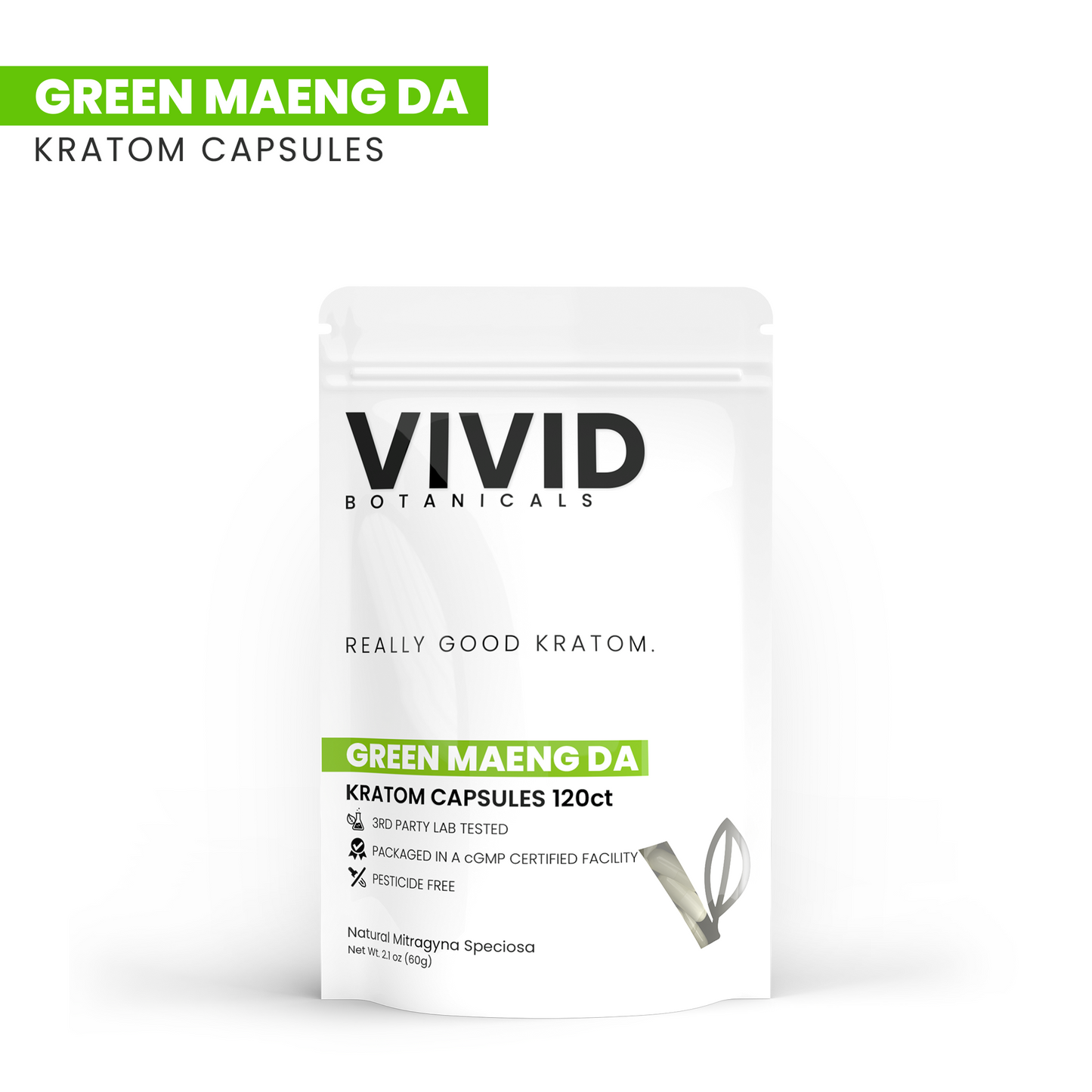 Green Maeng Da Kratom Capsules