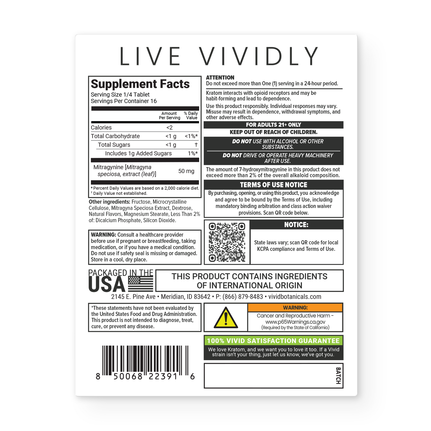 [COMING SOON] MIT-200 Premium Kratom Extract Tablets