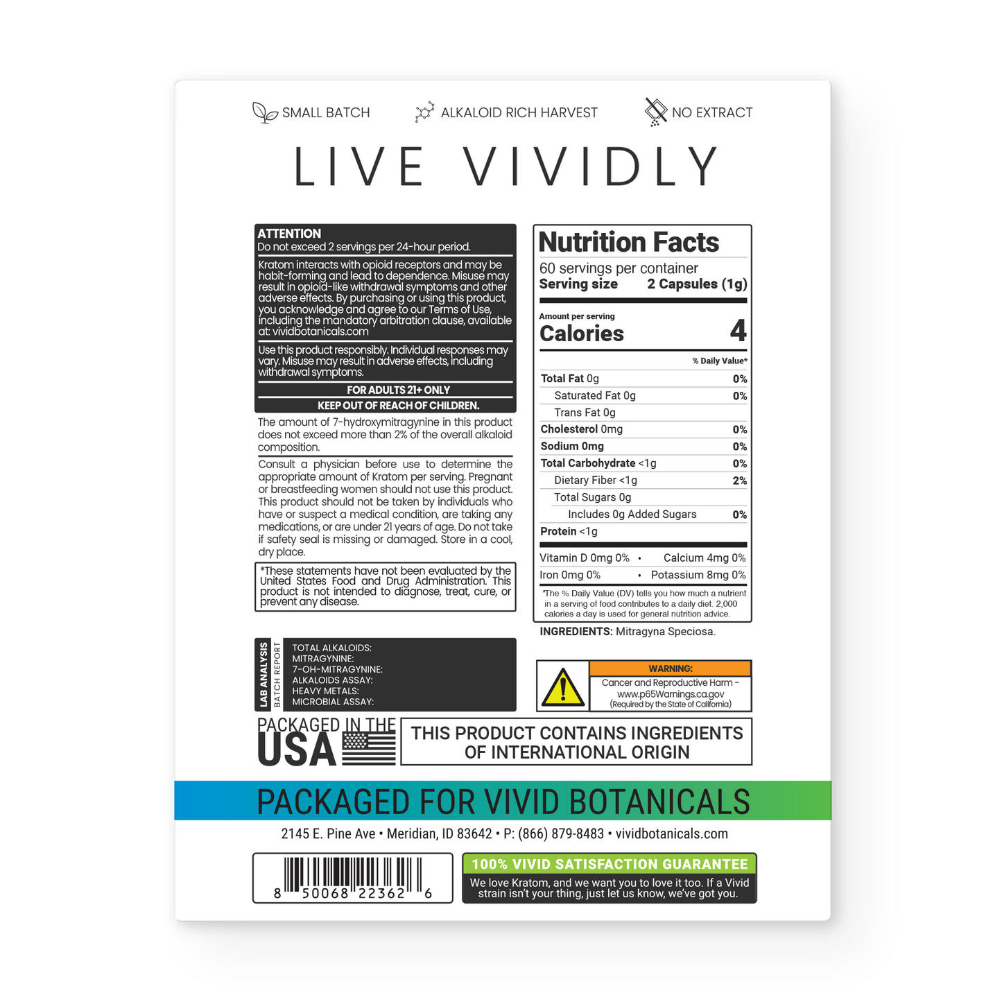 Trainwreck Kratom Capsules