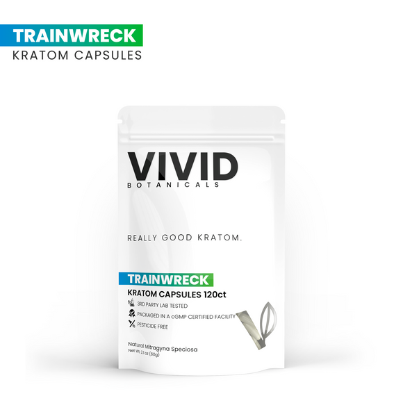 Trainwreck Kratom Capsules