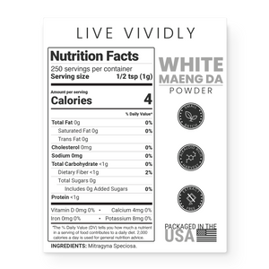 White Maeng Da Kratom Powder